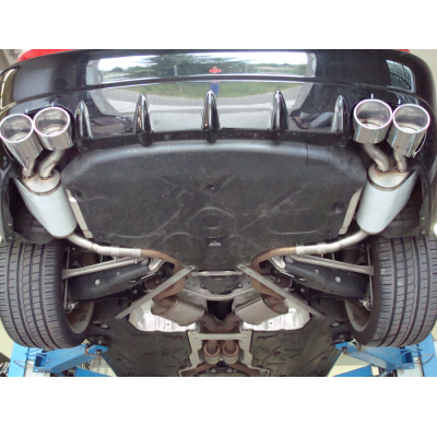 Escape FOX Mercedes SL 230 reestyling escape final duplex - 2x115x85 32 duplex