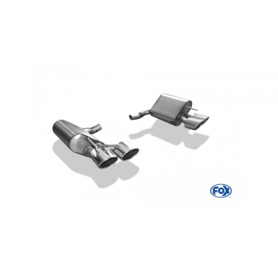 Escape FOX Mercedes SL 230 reestyling escape final duplex - 2x115x85 32 duplex