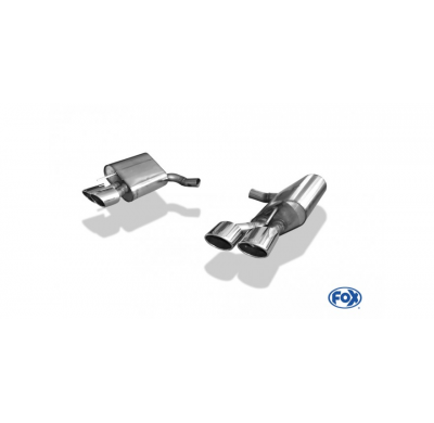 Escape FOX Mercedes SL 230 reestyling escape final duplex - 2x115x85 32 duplex