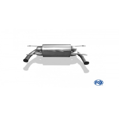 Escape FOX Mercedes SLS - C197 escape final cross salida duplex Ø70mm - cola escape invisible