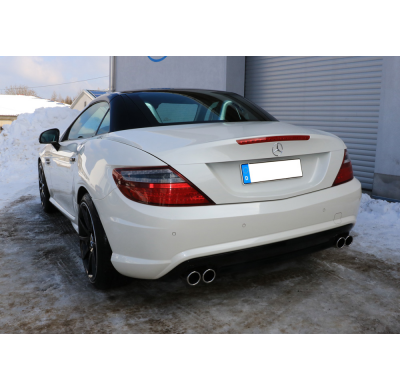 Escape FOX Mercedes SLK 172 AMG-Line Escape Final rechs/left - 2x76 16 dch/izq