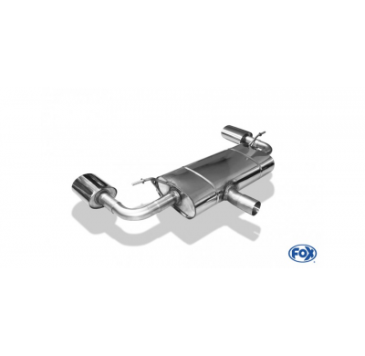 FOX Escape trasero salida cruzada derecha / izquierda - 140x90 tipo 32 Mercedes Clase B - 246 - 4-matic Año:Desde 2011 2,0l