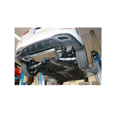 FOX Escape trasero salida cruzada derecha / izquierda Mercedes Clase B - 247 Año:Desde 2018 1,3l 100/120kW