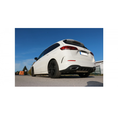 FOX Escape trasero salida cruzada derecha / izquierda Mercedes Clase B - 247 Año:Desde 2018 1,3l 100/120kW