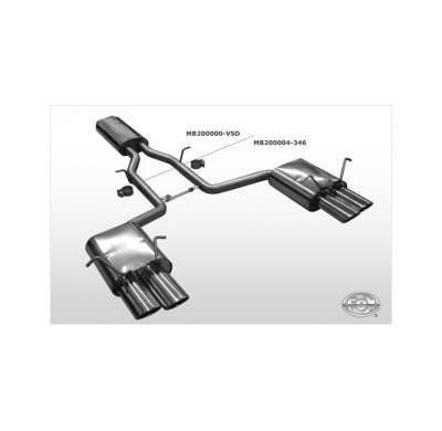 Escape FOX Mercedes GLK X204 escape delantero