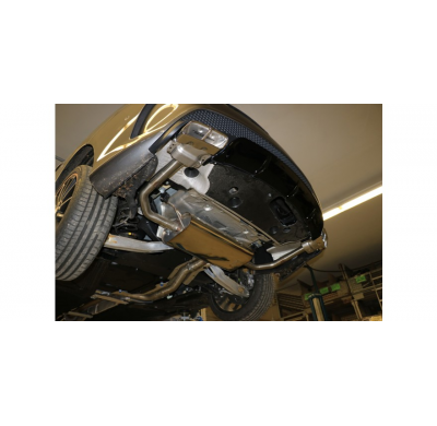 Escape FOX Mercedes CLA - C117/ X117 AMG Look escape final cross salida duplex