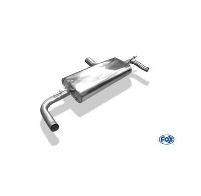 Escape FOX Mercedes GLA - X156 4-matic escape final duplex - 1x50mm duplex for the original tail pipes