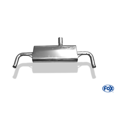 Escape FOX Mercedes GLA - X156 4-matic escape final duplex - 1x50mm duplex for the original tail pipes