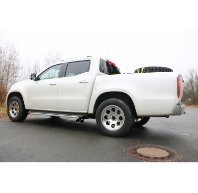 Escape FOX Mercedes X-Class 4-matic colas de escape laterales - 2x90 type 16 duplex