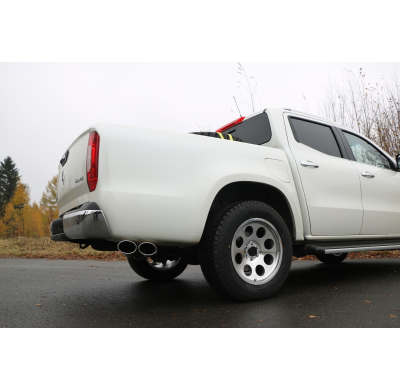 Escape FOX Mercedes X-Class 4-matic cola escape lateral derecha - 2x115x85 type 38 derecha