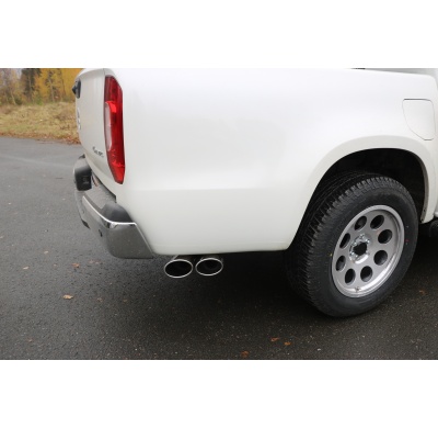 Escape FOX Mercedes X-Class 4-matic cola escape lateral derecha - 2x115x85 type 38 derecha