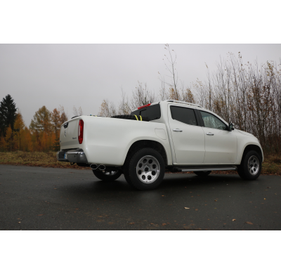 Escape FOX Mercedes X-Class 4-matic cola escape lateral derecha - 2x115x85 type 38 derecha