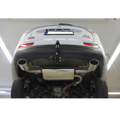 Escape FOX Mitsubishi Outlander III 4WD - GG/GF escape final cross salida duplex - 140x90 Typ 32 duplex