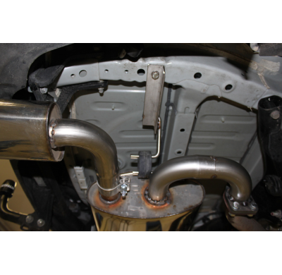 Escape FOX Mitsubishi Outlander III 4WD - GG/GF escape final cross salida duplex - 140x90 Typ 32 duplex