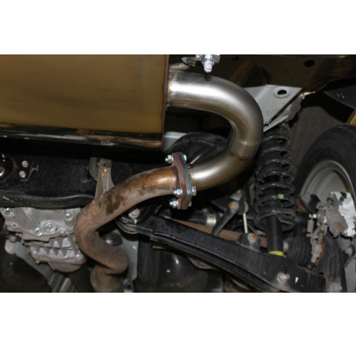 Escape FOX Mitsubishi Outlander III 4WD - GG/GF escape final cross salida duplex - 140x90 Typ 32 duplex