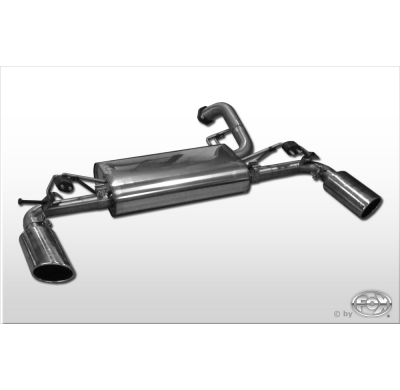 Escape FOX Mitsubushi Lancer CYO - notchback/ sportback escape final cross salida duplex - 1x100 17 duplex