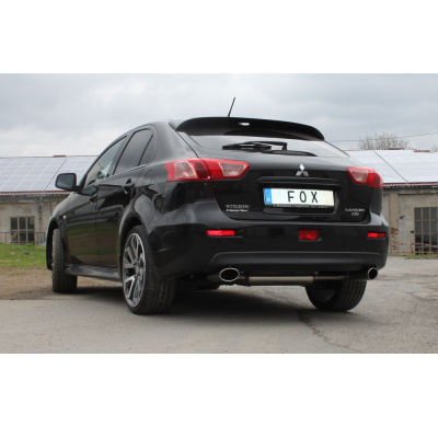 Escape FOX Mitsubushi Lancer CYO - notchback/ sportback escape final cross salida duplex - 1x100 17 duplex