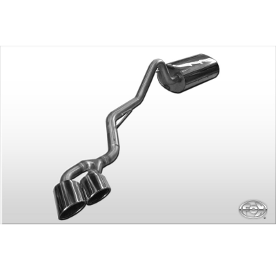 Escape FOX Mitsubishi L200 - K60T escape final exit sidepipe - 2x115x85 38 on co-drivers side