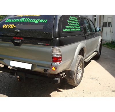 Escape FOX Mitsubishi L200 - K60T escape final exit sidepipe - 2x115x85 38 on co-drivers side