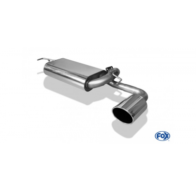 FOX Escape trasero salida derecha - 129x106 tipo 44 Mitsubishi ASX 4x4 - tipo GAO Año:Desde 2010 1,8l DI-D 85/110kW