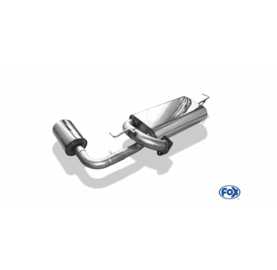 FOX Escape trasero salida derecha - 129x106 tipo 44 Mitsubishi ASX 4x4 - tipo GAO Año:Desde 2010 1,8l DI-D 85/110kW