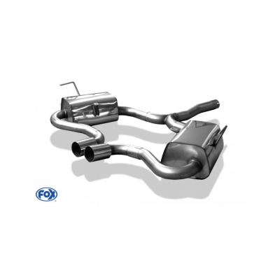 Escape FOX Mini Cooper S Cabrio R52 escape final duplex salida central - 2x76 10