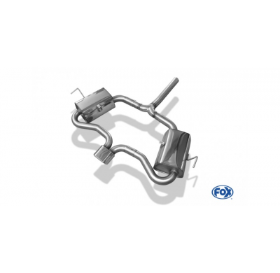 Escape FOX Mini Cooper S R53 escape final duplex salida central - 135x80 52