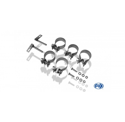 Escape FOX Mini Cooper S Cabrio R52 escape final duplex salida central - 2x76 10