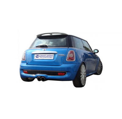 Escape FOX Mini Cooper S R56 escape final salida central - 2x90 16
