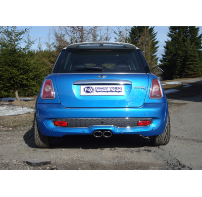 Escape FOX Mini Cooper S R56 escape final salida central - 2x88x74 32