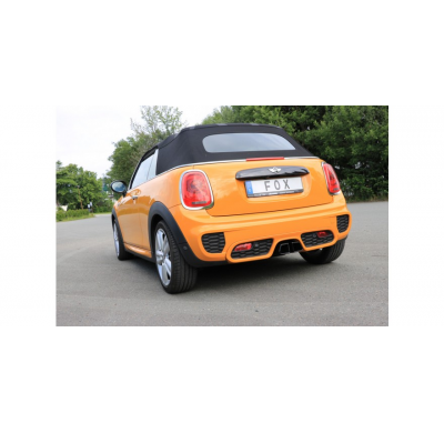 Escape FOX Mini Cooper S - F57 escape final central- 2x95x78 type 68 black