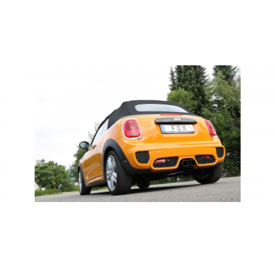 Escape FOX Mini Cooper S - F57 escape final central- 2x95x78 type 68 black