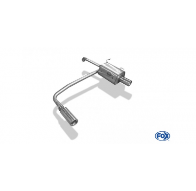 Escape FOX Nissan Micra K11 escape final salida duplex - 1x80 13 duplex