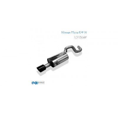 Nissan Micra K14 N Escape final - 1x90 tipo 25 revestido negro