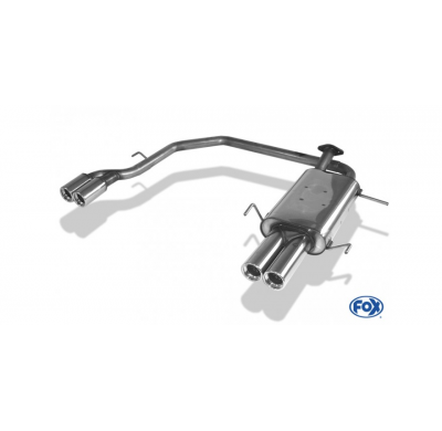 Escape FOX Nissan Primera P11 - 4/5doors sedan escape final salida duplex - 2x90 13 duplex