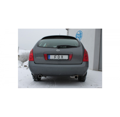 Escape FOX Nissan Primera P12 Caravan escape final salida duplex - 1x90 12 duplex