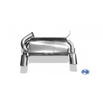 Escape FOX Nissan 350Z escape final cross exit Ø70mm duplex - 115x85 32 duplex