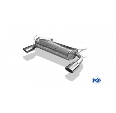 Escape FOX Nissan 350Z escape final cross exit Ø70mm duplex - 115x85 32 duplex