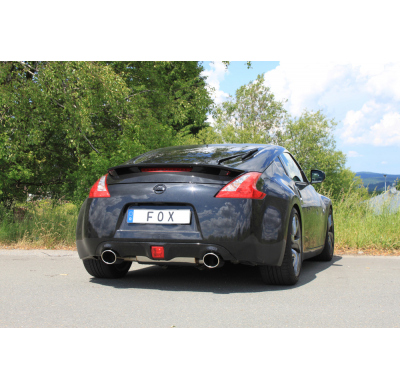 Escape FOX Nissan 370Z escape final salida duplex - 129x106 32 duplex