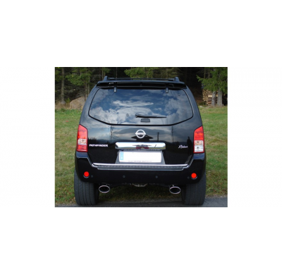 Escape FOX Nissan Pathfinder R51 tail pipes duplex - 140x90 32 duplex