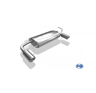 Escape FOX Nissan Murano Z50 escape final salida duplex - 1x100 17 duplex