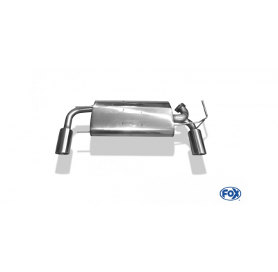 Escape FOX Nissan Murano Z50 escape final salida duplex - 1x100 17 duplex