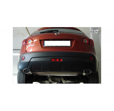 Escape FOX Nissan Qashqai - diesel escape final cross salida duplex - 115x85 33 duplex