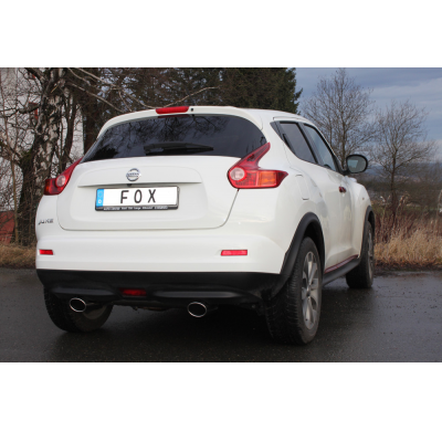 Escape FOX Nissan Juke - F15 (All wheel drive) escape final cross salida duplex - without final pipe