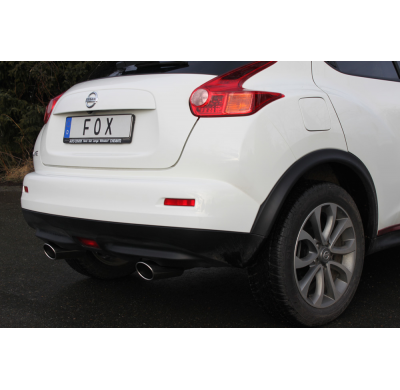 Escape FOX Nissan Juke - F15 (All wheel drive) escape final cross salida duplex - without final pipe