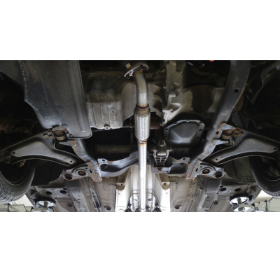 Escape FOX Opel Corsa C tubo conexion with flex-unit