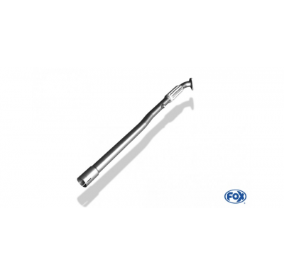 Escape FOX Opel Corsa C tubo conexion with flex-unit