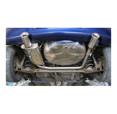 Escape FOX Opel Corsa C escape final salida duplex - 1x90 13 duplex