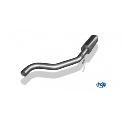 Escape FOX Opel Corsa D OPC - 141kW escape delantero &#216;63,5mm