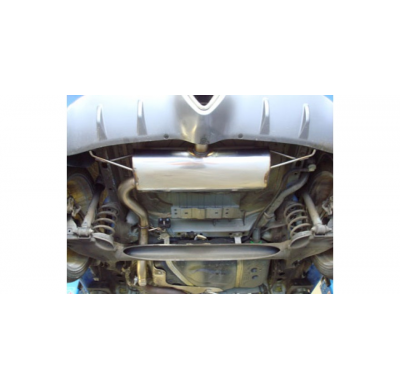 Escape FOX Opel Corsa D OPC - 141kW escape final salida central Ø63,5mm - sin colas de escapes - for the original triangle